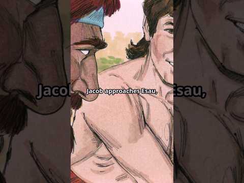Jacob and Esau Reunite—Bible Story from Genesis 33. #JacobAndEsau #Genesis33 #BiblicalReunion