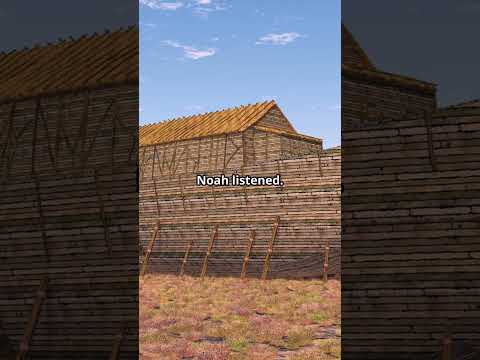 God Commands Noah to Build the Ark—Genesis 6:11-22. #NoahsArk #Genesis6 #OldTestament #GodsWord